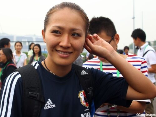 選手時代の丸山桂里奈